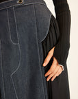Ribbed Knit with Slit Sleeves
