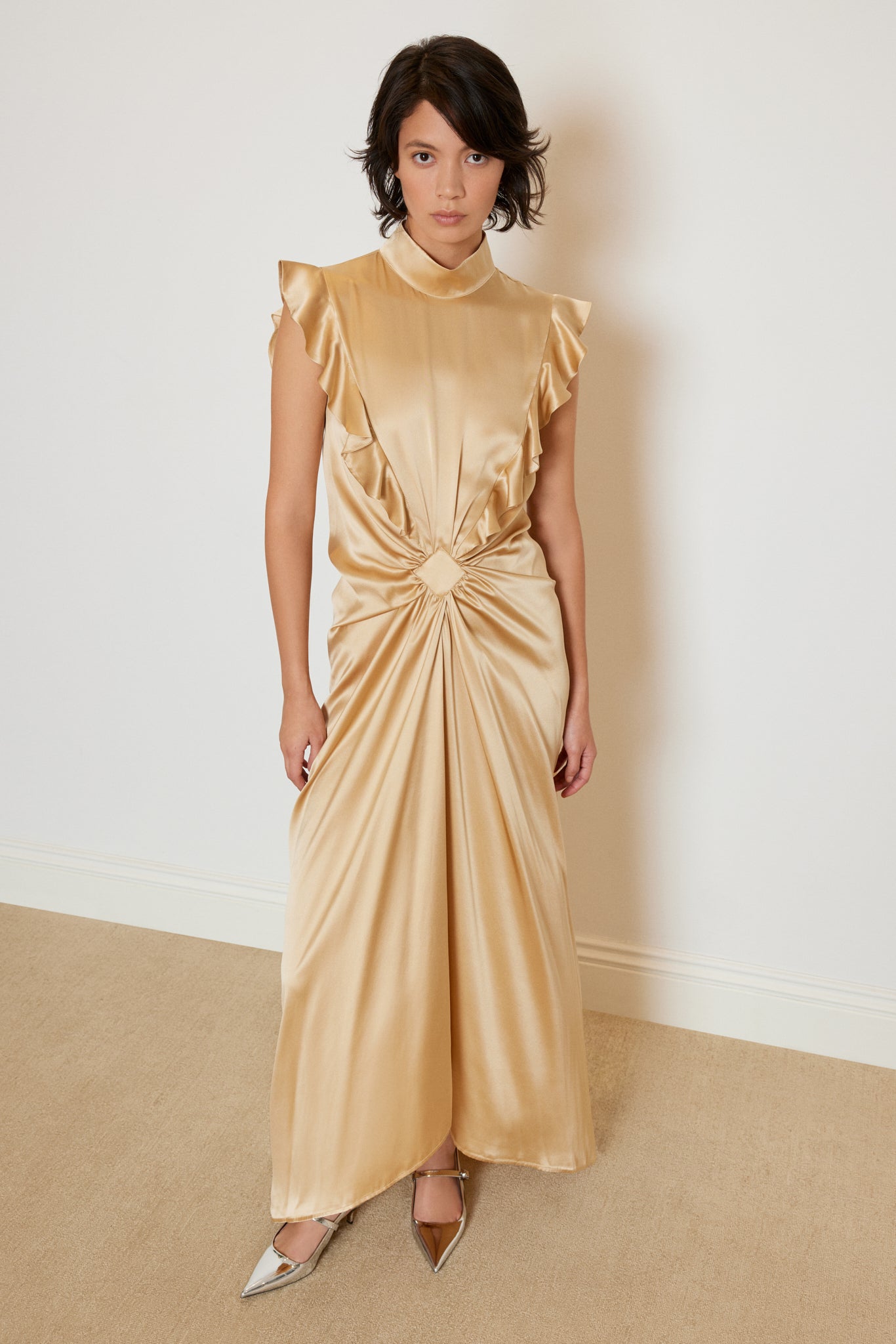 Star Shaped Dress with Ruffles