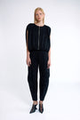 HAREM PANTS WITH GATHERING DETAIL