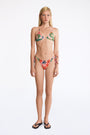Paisley Bağlamalı Bikini Üstü 