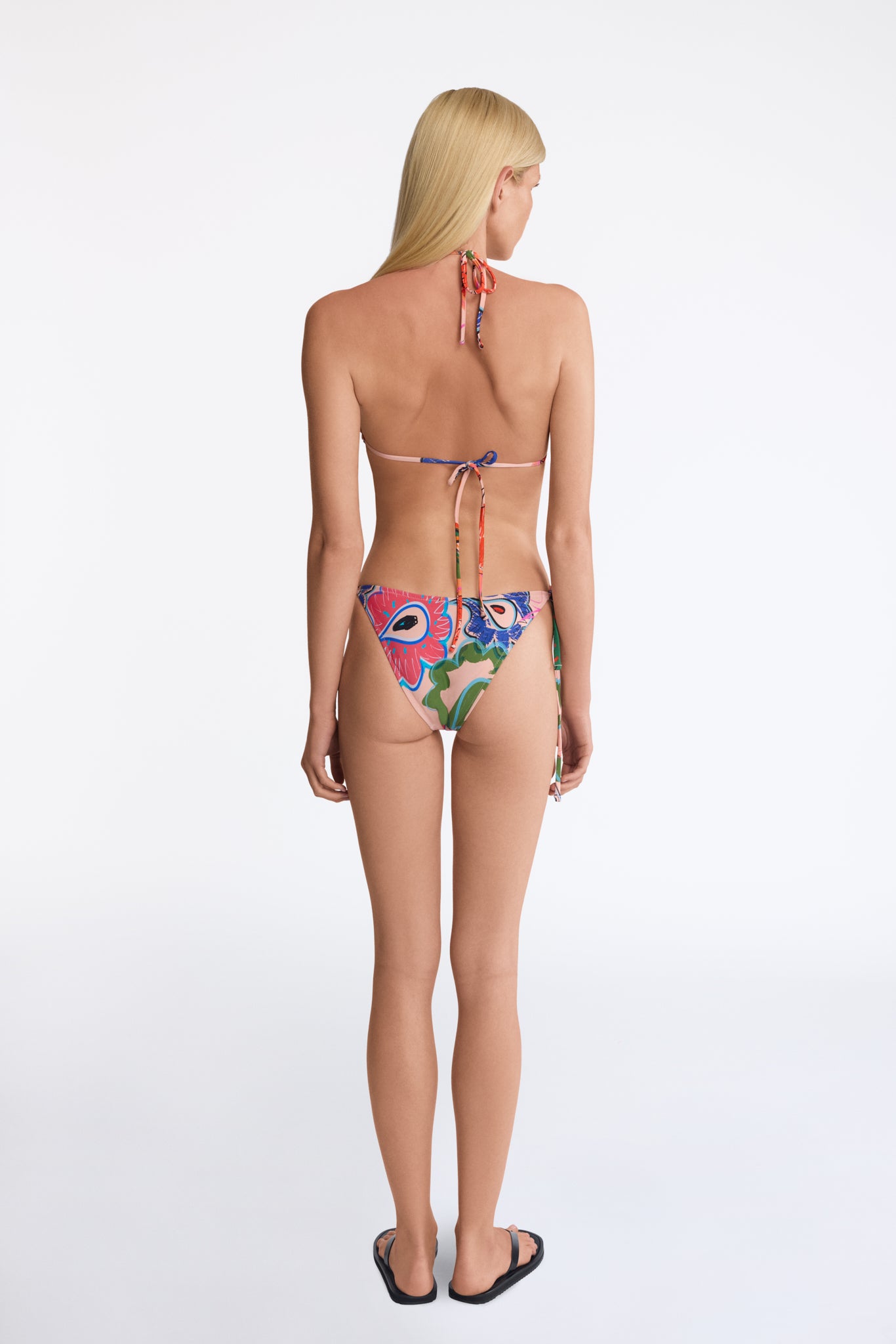 Paisley Bağlamalı Bikini Altı