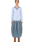 INKA BLUE AND GREEN LAYERED SHIRT