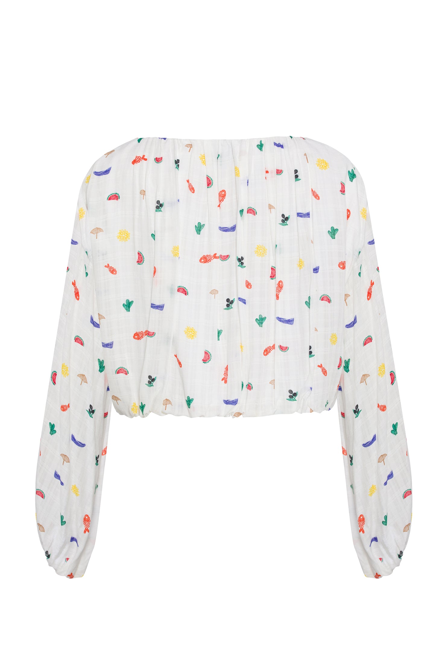 Tulip Blouse with Balloon Sleeves