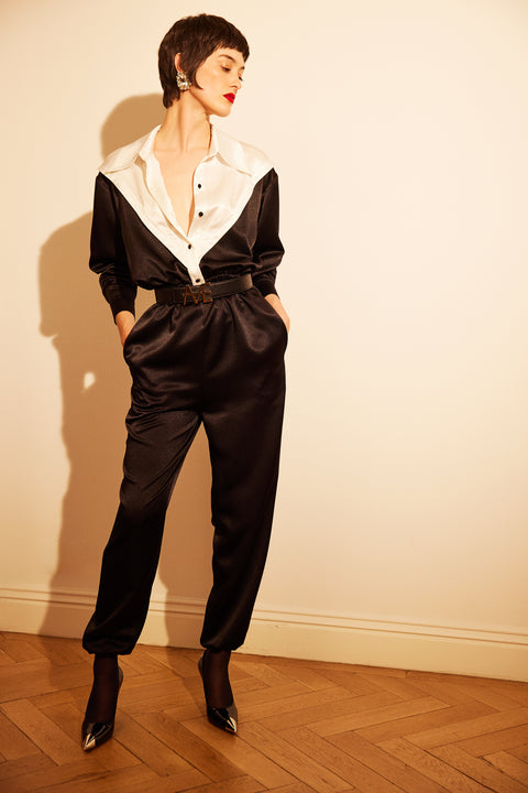 Tuxedo Jumpsuit