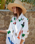 Overshirt with Bodrum Embroidery