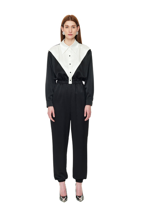 Tuxedo Jumpsuit
