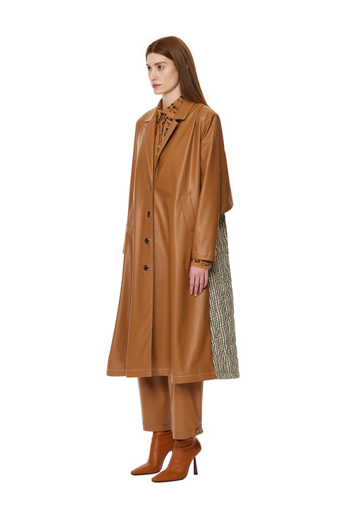 Quilted Cape Trenchcoat