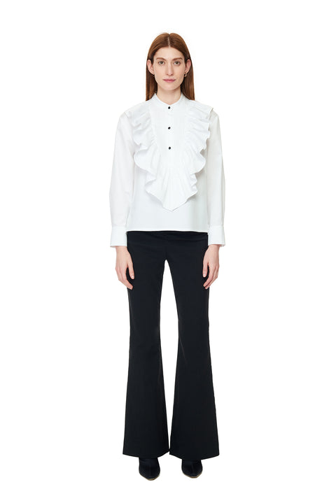 Ruffled Tuxedo Shirt