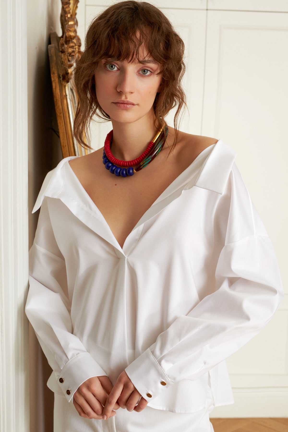 SULE WHITE BLOUSE