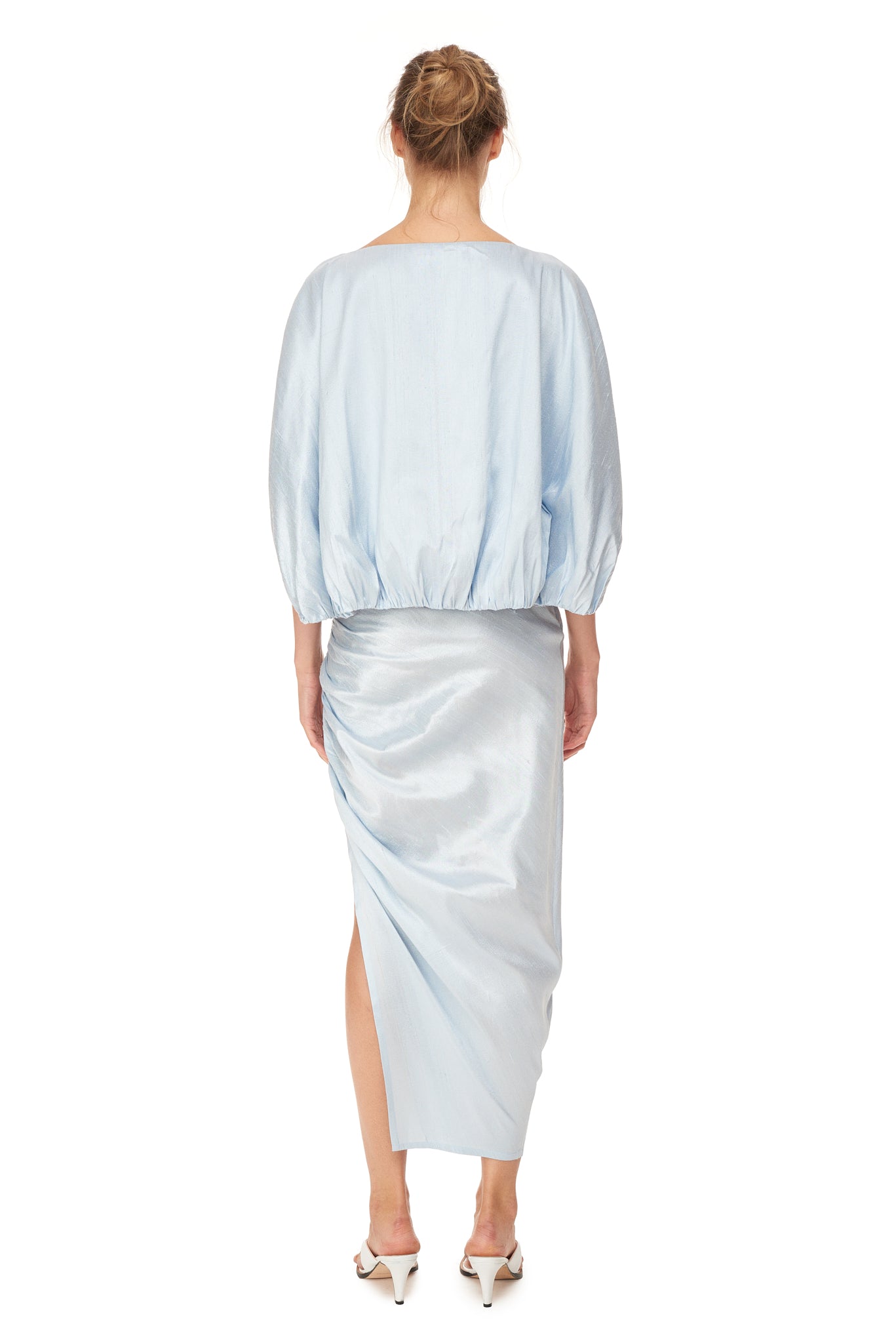 Draped Pencil Skirt